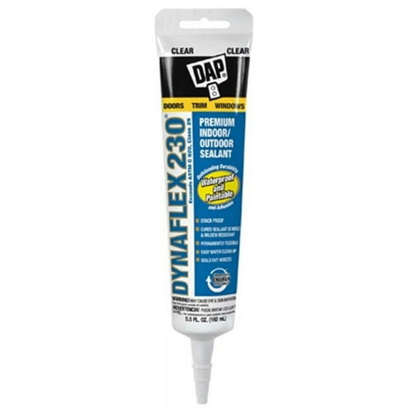 DAP 18857 5.5 oz. Advanced Indoor & Outdoor Premium Latex Sealant - Clear