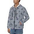 thumbnail image 3 of Honeii Anchors And Steering Wheel Print Hoodies for Men, Pullover & Full Zip, Breathable Zip up Hoodie, Sweatshirt-Small, 3 of 5