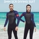 thumbnail image 2 of Traje de neopreno de cuerpo completo de 3 mm para hombres y mujeres, manga larga, calidez espesa para buceo, surf, apnea y entusiastas de la natación en invierno, traje de buceo, 2 of 8
