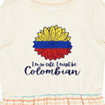 thumbnail image 4 of Inktastic I'm So Cute, I Must Be Colombian Sunflower Girls Toddler Dress, 4 of 5