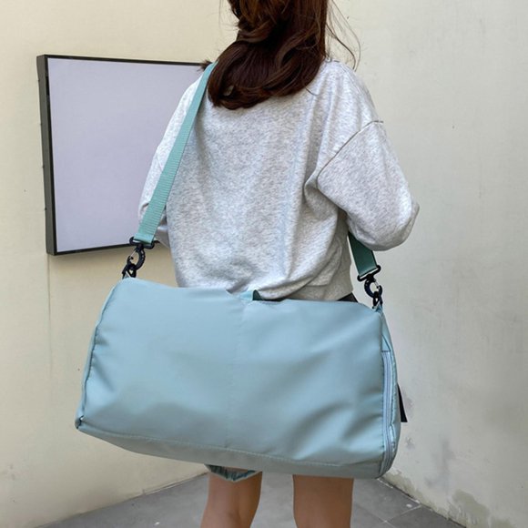 Bolsa de Gimnasio Cola Bolsa de lona de viaje impermeable de gran capacidad para acampar Verde Bolsa de Yoga