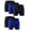 5PK=BK x2+BLUEx2+DARK BLUE, variant on 5PK Comfort Flex Mens Boxer Briefs Assorted Underwear Size S M L XL XXL Medium