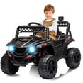 thumbnail image 3 of Sakiyr 12V Kids Ride On Car Truck Electric Off-Road Toy with Remote Control, Spring Suspension, Led Lights, Music, for Boys Girls, 3 of 7