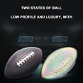 thumbnail image 3 of Fluorescent Luminous Fluorescent Reflective Football Pu  Game Training Ball, 3 of 8