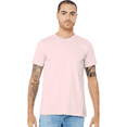 thumbnail image 3 of Bella Canvas Jersey T-Shirt Single Pack, Men's Crewneck Short Sleeves Soft Pink Tee, M, 3 of 5
