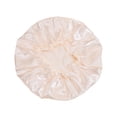 thumbnail image 1 of Gorro para el pelo para mujer, gorro para dormir, pañuelo para la cabeza, turbante, gorro de satén, gorro para dormir sedoso para cabello largo y liso champán Yinane Gorro de raso, 1 of 8