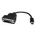 thumbnail image 4 of StarTech.com Mini DisplayPort to DVI Adapter - 1080p - Single Link - Active - Mini DP (Thunderbolt) to DVI Monitor Adapter (MDP2DVIS) - DVI adapter - dual link - Mini DisplayPort (M) to DVI-D (F) - 7.9 in - black, 4 of 6