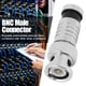 thumbnail image 5 of Adaptador BNC coaxial, 10 piezas Adaptador BNC macho de compresión BNC Conector macho BNC Rendimiento sólido, 5 of 7