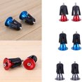 thumbnail image 4 of Advancent 1 par de empuñaduras de manillar de bicicleta de aluminio ligero de 15-23,5mm, tapones para extremos, tapones para manillar, accesorios para Ciclismo negro Advancent HW4849-01, 4 of 6