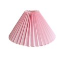 thumbnail image 2 of Pleated Lampshade E27 Light Cover Japanese Style Fabric Table Lamp Ceiling Decor(Khaki), 2 of 2