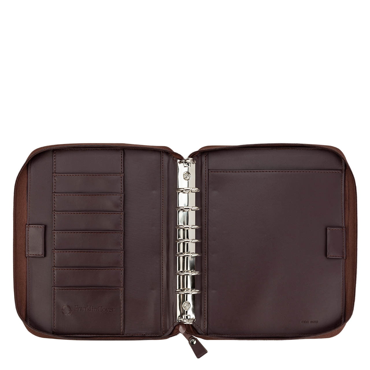 FranklinCovey Spacemaker Vinyl Zipper Binder (Classic Size, Burgundy)