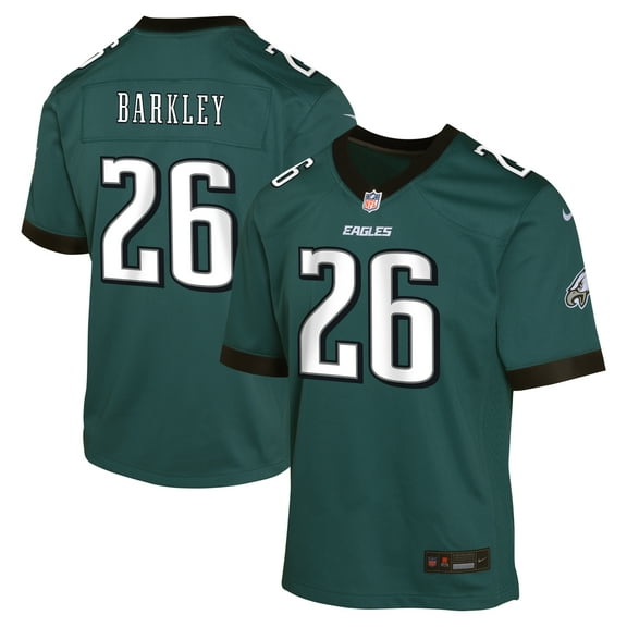 Youth Nike Saquon Barkley Green Philadelphia Eagles Game Jersey