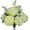 Cream/Green, variant on Admired By Nature 10 Stems Faux English Rose Bud Bouquet, Yellow