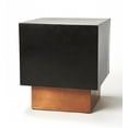 thumbnail image 4 of Butler Specialty 18" Square Metal Accent End Table In Black And Copper, 4 of 5