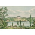 thumbnail image 2 of Jens Holm 24x17 Black Ornate Framed Double Matted Museum Art Print Titled: Dronninggard (1825 - 1826), 2 of 5