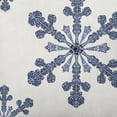 thumbnail image 3 of 16" x 16" Simply Daisy Winter Vail Snowflake Polyester Accent Pillow, White (1 Count), 3 of 4