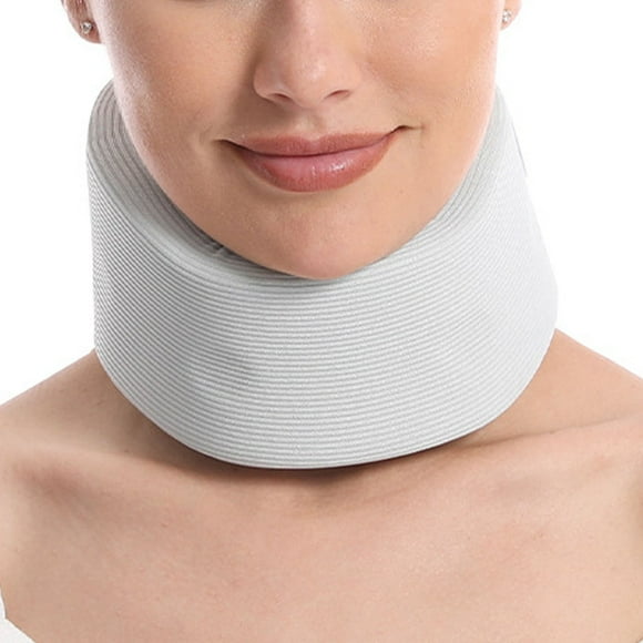 Cervical Collar, Alleviate Pain Preventing Forward Head Posture Grey Cervical Collar Brack Soft Breathable for Woman for Traveling
