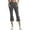Grey, variant on Women's Capri Trousers Wide Leg Casual Athletic Yoga Pants with Pockets for Flare Leisure Comfort