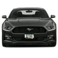 thumbnail image 4 of Ford Mustang Tri-Bar Stripe Black Metal License Plate Frame, 4 of 6