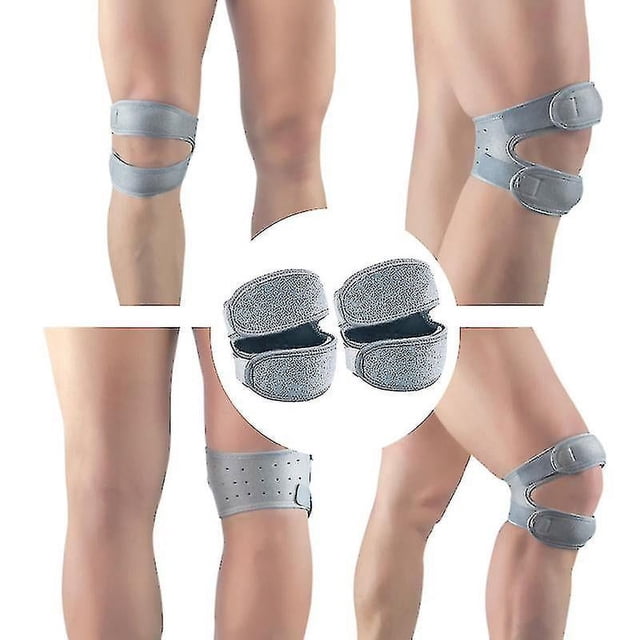 correas de rótula para rodilla, ajustables, para hombre y mujer, para aliviar el dolor de rodilla, ideal para baloncesto, artritis y correr.