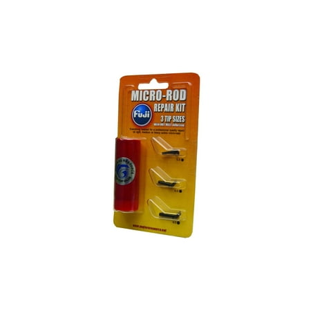 - Fuji Black Micro Rod Repair Kit Glue & 3 Tops, BMFRK4C