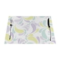 thumbnail image 1 of YFYANG Washable Heat-Resistant Placemats, 70% PVC/30% Polyester, Gorgeous Lilac Kitchen Table Mat, 12" x 18" 6 Piece, 1 of 6
