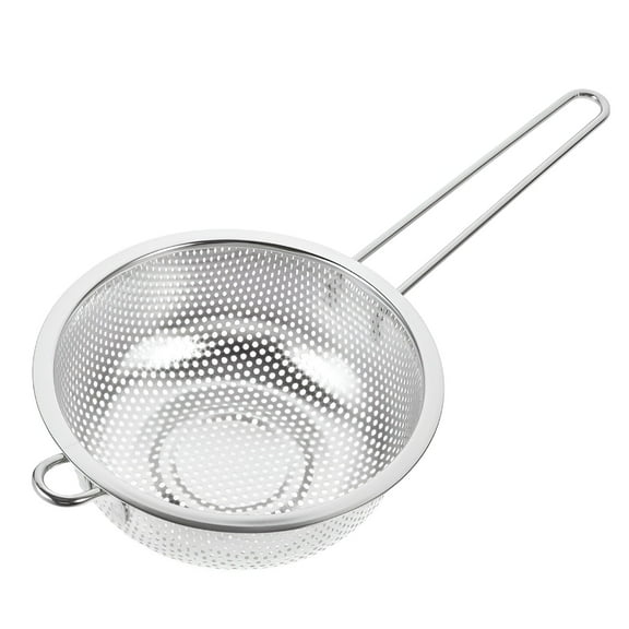 ACDANC Stainless Steel Colander with Long-handle - Kitchen Strainer Basket