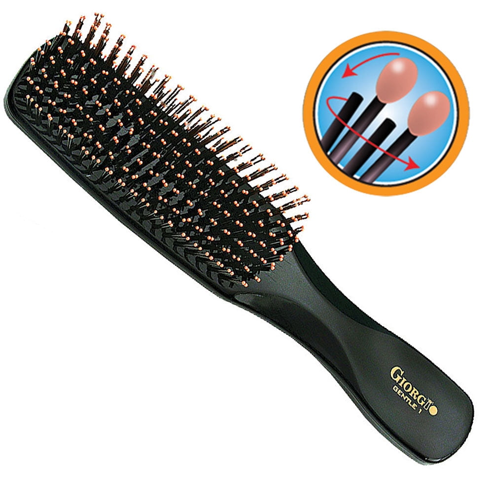 Gentle Nylon Bristle Scalp Sensitive Hair Brush Set