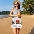 thumbnail image 3 of Disketp Merry Christmas Gnome1 para Vestido sin Mangas para Mujeres, Vestidos de Verano para Mujeres, Casual y Holgado para la Playa, 3 of 7