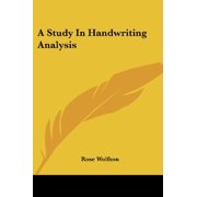Study in Handwriting Analysis