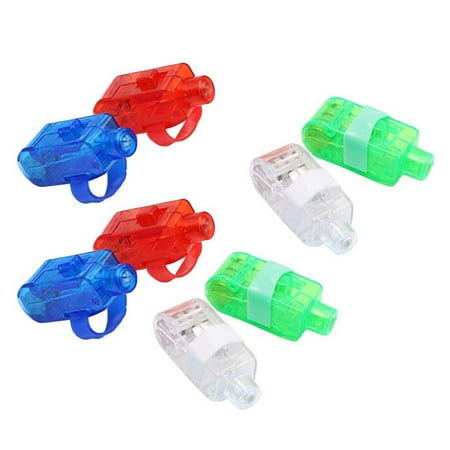 

25PCS Plastic Light up Rings LED Finger Lights Toys Party Favors Lights for Party Club Disco (Random Color)