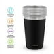 thumbnail image 2 of Vasos de Acero Inoxidable 470 ml (6 Piezas). Redlemon  Ecológico y Resistente. Ideal para Fiestas y Reuniones, 2 of 7