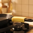 thumbnail image 6 of Lunxisen 2 Pcs Silicone Pot Handle Covers Heat Resistant Pan Grip Sleeves Reusable Non-Scald Handle Protector for Kitchen Frying Skillet Cookware(8.2*4.5cm), 6 of 8