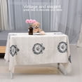 thumbnail image 4 of Mantel de algodón y lino, cubierta protectora para mesa de cocina y comedor, decoración 140 x 180cm, 4 of 8