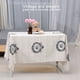 thumbnail image 4 of Mantel de algodón y lino para mesa de comedor, cocina, protector, decoración, 140 x 140 cm, 4 of 8