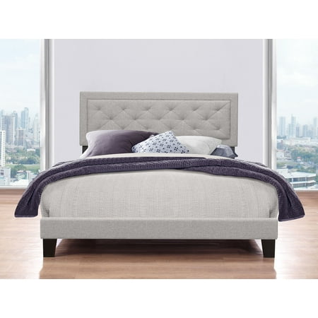 Tufted Beds For Sale Hillsdale Furniture La Croix Platform Bed, Tufted Headboard, Multiple Sizes and Multiple Colors ()