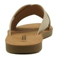 thumbnail image 5 of Soda Shoes Women Sandals Crisscross Band Strap Casual Slides REFLECT-S Beige Camel Blond 6.5, 5 of 5