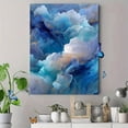 thumbnail image 4 of Abstract Blue Swirls Marble Gold Veins Canvas Print, Suitable for Living Room, Bedroom, Office, Hotel Lobby, Bathroom, 4 of 8