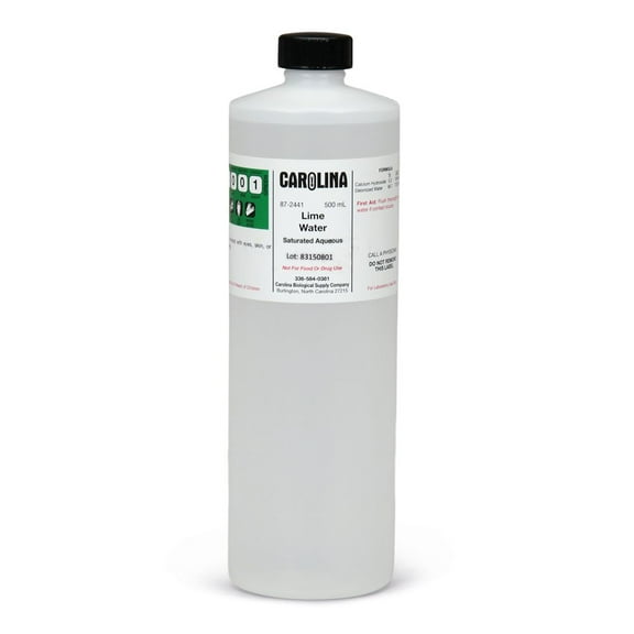 Lime Water, Laboratory Grade, 500 Ml