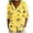 *1-Yellow, variant on Women's Floral Button Down Blouse , Summer Collared Top For Women , Ladies' Lightweight Puff 3/4 Sleeve Tunic Shirt, Yellow , S-2XL