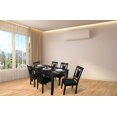 thumbnail image 1 of K-LIVING VIOLA ENSEMBLE DE TABLE À MANGER 7 PIÈCES EN BOIS MASSIF GRIS (1 table et 6 chaises), 1 of 6