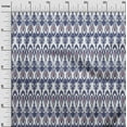 thumbnail image 2 of oneOone Georgette Viscose Fabric Ogee Ikat Print Fabric By The Yard 42 Inch Wide, 2 of 4