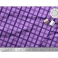 thumbnail image 2 of Soimoi Rayon Crepe Fabric Check Check Print Fabric by the Yard 46 Inch Wide, 2 of 3
