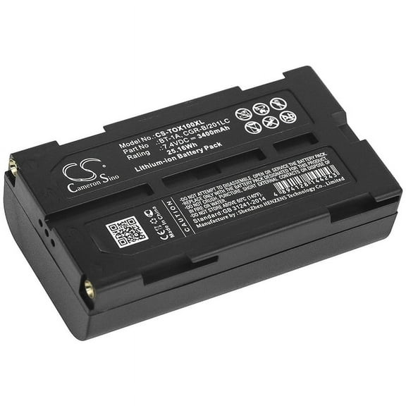 BT-1A, CGR-B/201LC High Capacity Battery for Topcon GP-SX1, SX-1, 3400mAh - sold by smavco