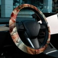 thumbnail image 6 of Labour Day 14.5 Inch Printing PVC Leather Auto Accessories Car Wheel Cover Steering Wheel Covers, 6 of 6