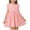 Pink, variant on BFHHYA Girls Cotton Sleeveless Dress Ruffle Trim Round Neck Swing Dress Summer Flowy Sundress for Girls Size 2-7 Years
