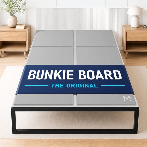 Meliusly Original Bunkie Board Queen Size (60x80) - Non-Slip Breathable Bed Support Board for Slatted Bed Frame, Anti-Sag Under Bed Support, Noise Minimizing Moisture Resistant Bed Board