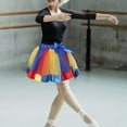 thumbnail image 4 of TABLZONE Multi-Color Layered Tulle Tutu Skirt for Girls, Comfortable and Stylish Dress-Up Costume, 4 of 7