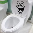 thumbnail image 4 of 2pcs Toilet Smiley Face Decal Wall Art Decor Funny Bathroom Sticker, 4 of 5