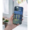 thumbnail image 5 of FINCIBO Soft Rubber Protector Cover Case for Apple iPhone 12 Pro Max 6.7" 2020 (NOT FIT Apple iPhone 12/12 Pro 6.1" 2020/iPhone 12 mini 5.4" 2020), Starry Night Over The Rhone, 5 of 5